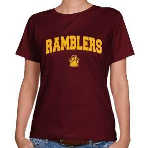  Loyola Chicago Ramblers Ladies Maroon Logo Arch Classic 