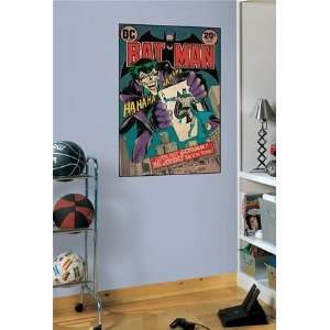 Batman and The Joker Comic Cover Giant Wall Decal in Roommates:  