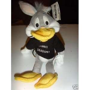   Bugs Bunny Dressed as Daffy Duck Rabbit Season Hunting 10 Doll MINT