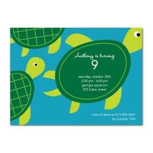    Birthday Party Invitations   Sea Turtles By Ann Kelle Toys & Games