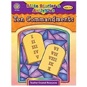   RESOURCES BIBLE STORY ACTIVITIES TEN COMMANDMENTS: Office Products