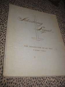 VTG ADVERTISING LAYOUT BOOK RICHARD CHENAULT 1946  