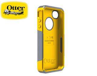 OtterBox Commuter case for iPHONE 4 & 4S Gunmetal Grey Sun Yellow 