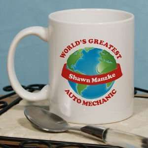  Worlds Greatest Personalized Coffee Mug: Kitchen & Dining