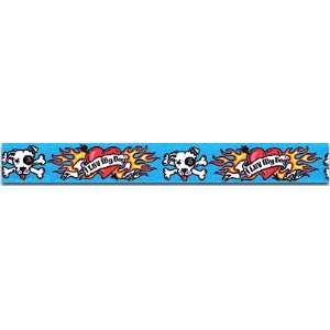  Dog Collar I Luv My Dog Blue Size Small 