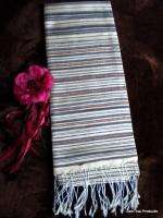 Elegant Hand Woven Pure Thai Silk Scarf Wrap Shawl C4  