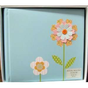   Albums EDY1144 Blue Pastel Flowers Photo Album 