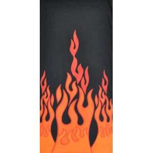   Kids Multifunctional Headwear Sport Scarf, Red Flames 