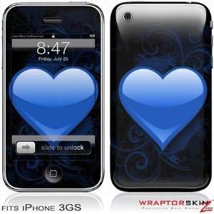   Skin and Screen Protector Kit  Glass Heart Grunge Blue: Electronics