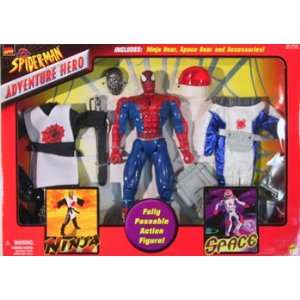    Spider Man 10 Adventure Hero  Ninja/Space Pack: Toys & Games