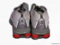 2002 Mens NIKE Shox R4 Grey Red Running Shoes Size 15  