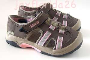 Teva Kids Omnium Water Friendly Sandals Shoes sz 8 Toddler NEW Brown 
