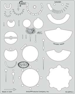 Craig Frasers Steampunk FX Airbrush Stencils Paint Template (Set of 6 