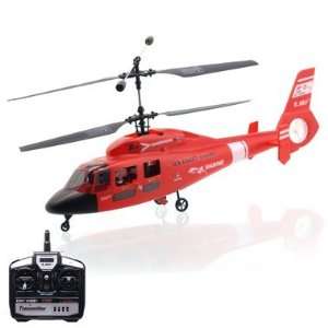    E Sky CO Douphin 4Ch RTF Micro RC Helicopter (Red): Toys & Games