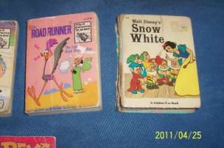 Lot Of 5 Big Little Books Classics Snow White/Lassie/Popeye/Bugs Bunny 