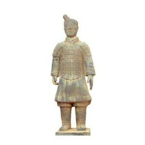  Terra Cotta Xian Horseman Soldier Statue   19H
