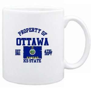   Property Of Ottawa / Athl Dept  Kansas Mug Usa City