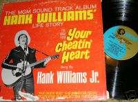 YOUR CHEATIN HEART Soundtrack Record HANK WILLIAMS LIFE  