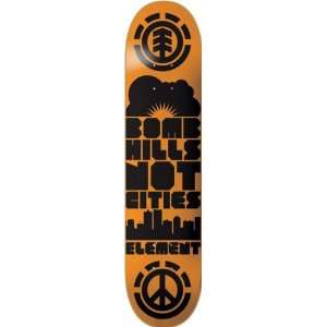  Element Bomb Hills Deck 7.75 Thriftwood Ppp Skateboard 