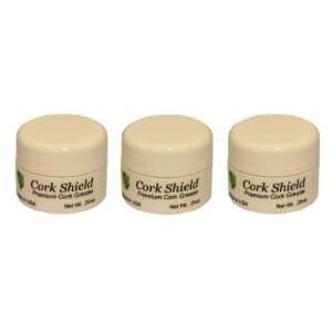  Instrument Clinic Premium Cork Grease, 3 Pack .25oz jars 