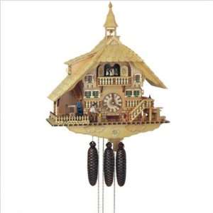   Chalet 8 Day Movement Cuckoo Clock with Bell Tower