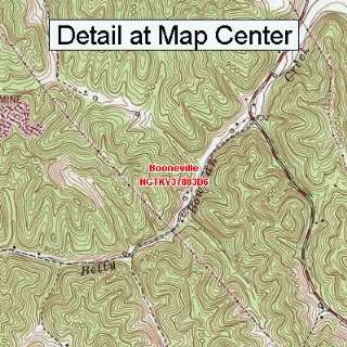  USGS Topographic Quadrangle Map   Booneville, Kentucky 
