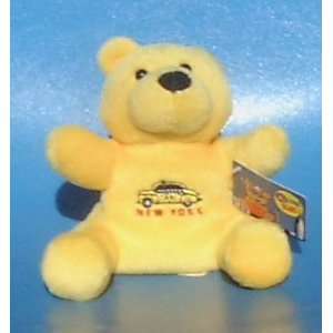  7 New York Yellow Taxi Teddy Bear Plush: Toys & Games