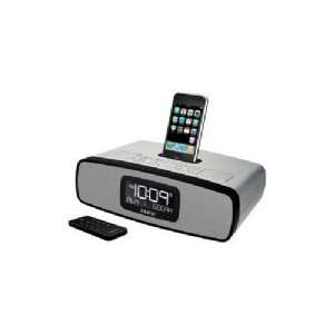  iP90 Desktop Clock Radio   Silver: Electronics
