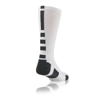 NEW TCK Elite Baseline Basketball Socks, White/Black, proDRI, Calf 