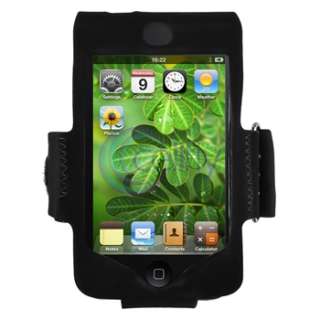 Black Armband Case For Apple iPod Touch 4th Gen 4G 4 G  