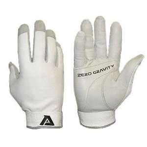  Adult Zero Gravity Batting Glove (White) (XX Large 