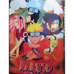  Naruto Team 7 and Kakashi 60x90cm Wallscroll Toys 