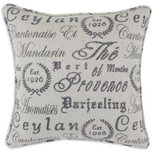   Collection Pillows   pil corded 19sq, Teahouse Black