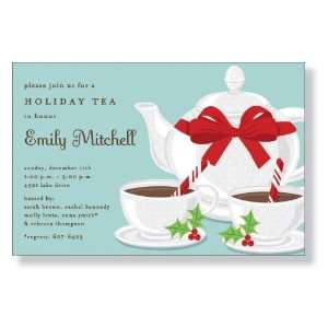  Holly Tea Invitations: Home & Kitchen