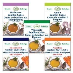 Organic Bouillon Cubes, Mixed Case of 90 Vegan Cubes