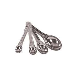  Hoan Set of 4 Stainless Steel Measuring Spoons: Kitchen 