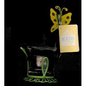  BOYDS HOME COLLECTION   BUTTERFLY VOTIVE HOLDER