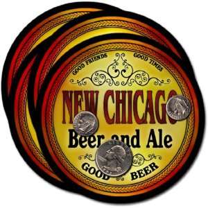  New Chicago , IN Beer & Ale Coasters   4pk Everything 