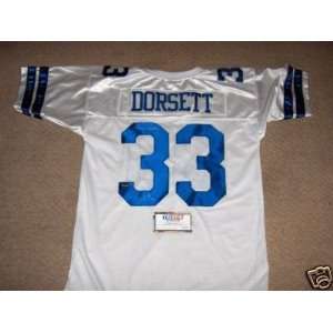  Tony Dorsett autographed Cowboys authentic jersey (TriStar 