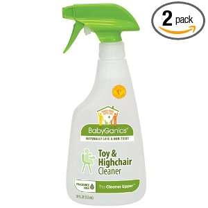 BabyGanics The Cleaner Upper Toy & Highchair Cleaner, 17 Fluid Ounce 