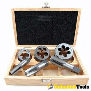 PC PIPE TAP AND DIE SET REMOVER EXTRACTOR WOODEN CASE  