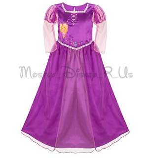 Disney Store Tangled Rapunzel Nightgown 2/3 4 5/6 7/8  