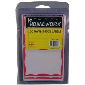  Name/Product Badge Labels   50 pack Case Pack 48 Office 