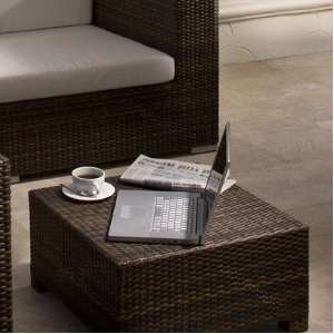  Tangier Square Coffee Table in Espresso Furniture & Decor