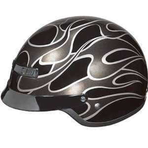  Z1R Flames Adult Nomad Touring Motorcycle Helmet   Ghost 