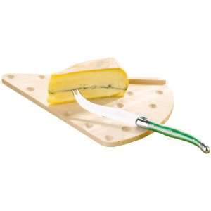  Laguiole Cheese Board & Knife (Wedge)