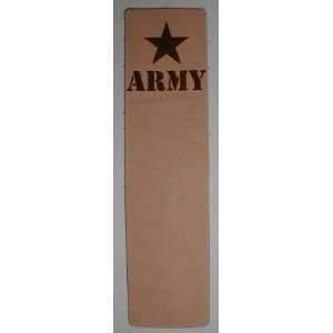  United States Army Leather Bookmark