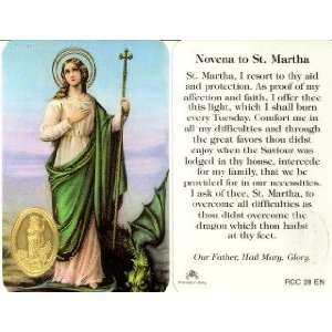  St. Martha Prayer Card (RCC 28E)