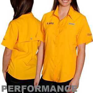    Columbia Lsu Tigers Womens Tamiami Shirt: Sports & Outdoors