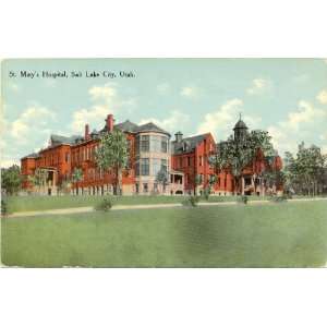   Postcard St. Marys Hospital Salt Lake City Utah 